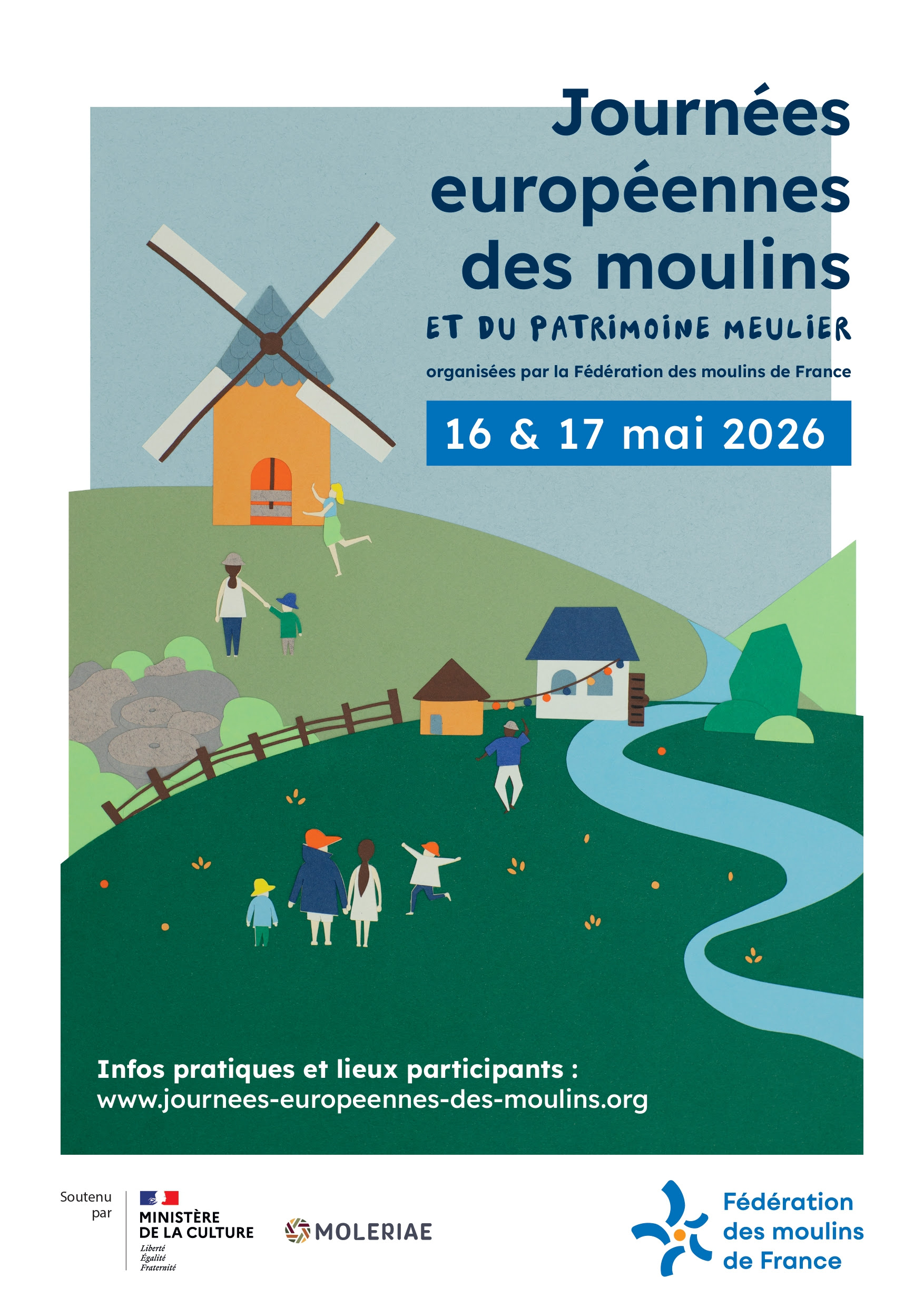 Journées européennes des Moulins et du patrimoine meulier 2026