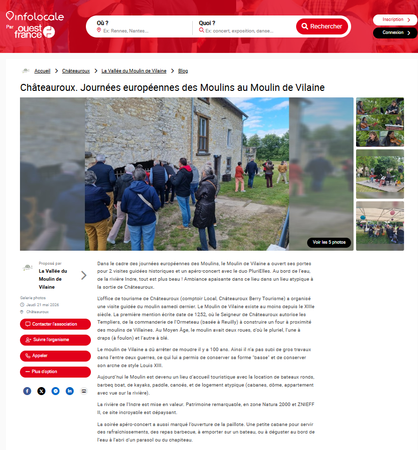 Art infolocale Vistes patrimoine moulins 2026
