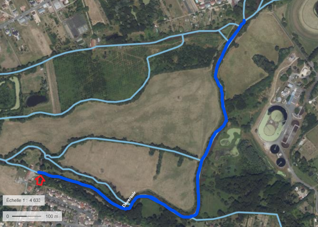 Parcours bateau paddle