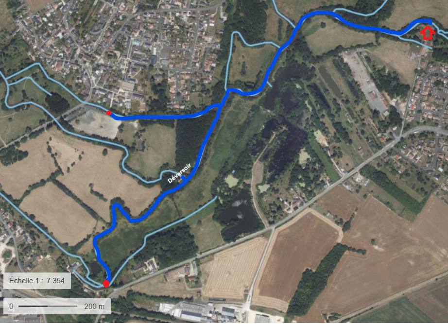 parcours kayak