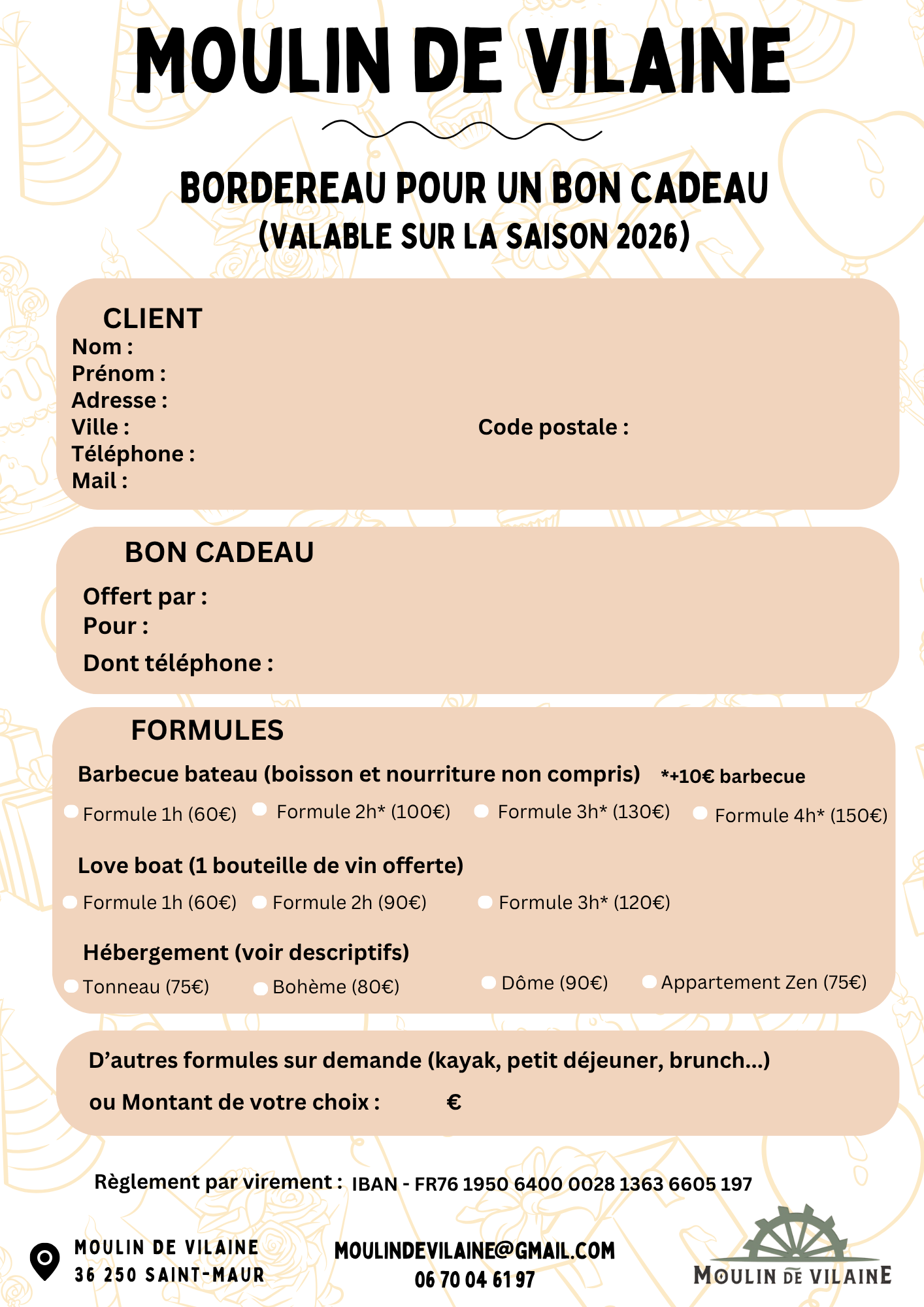 Bon cadeau