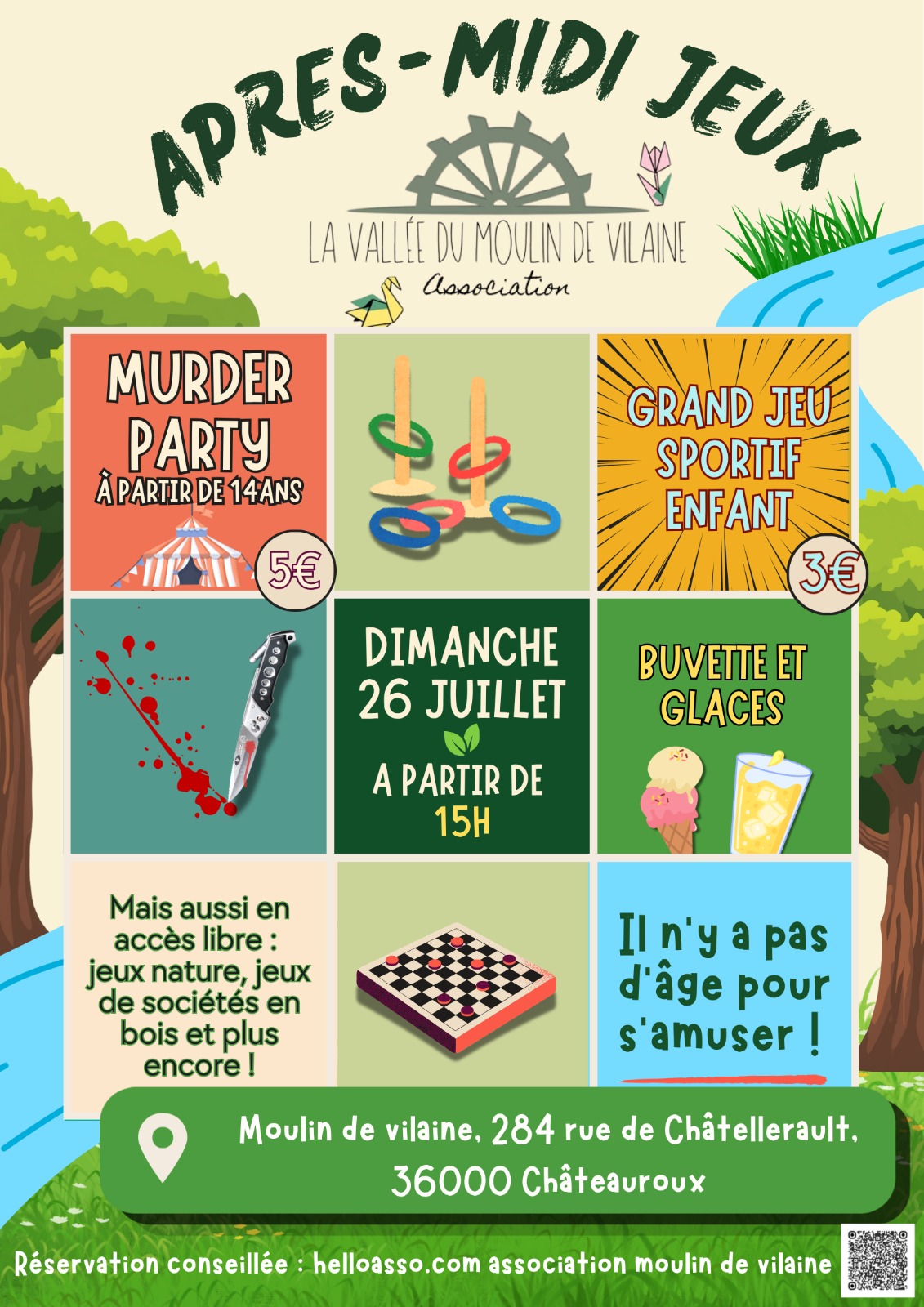 Affiche après midi Jeux
