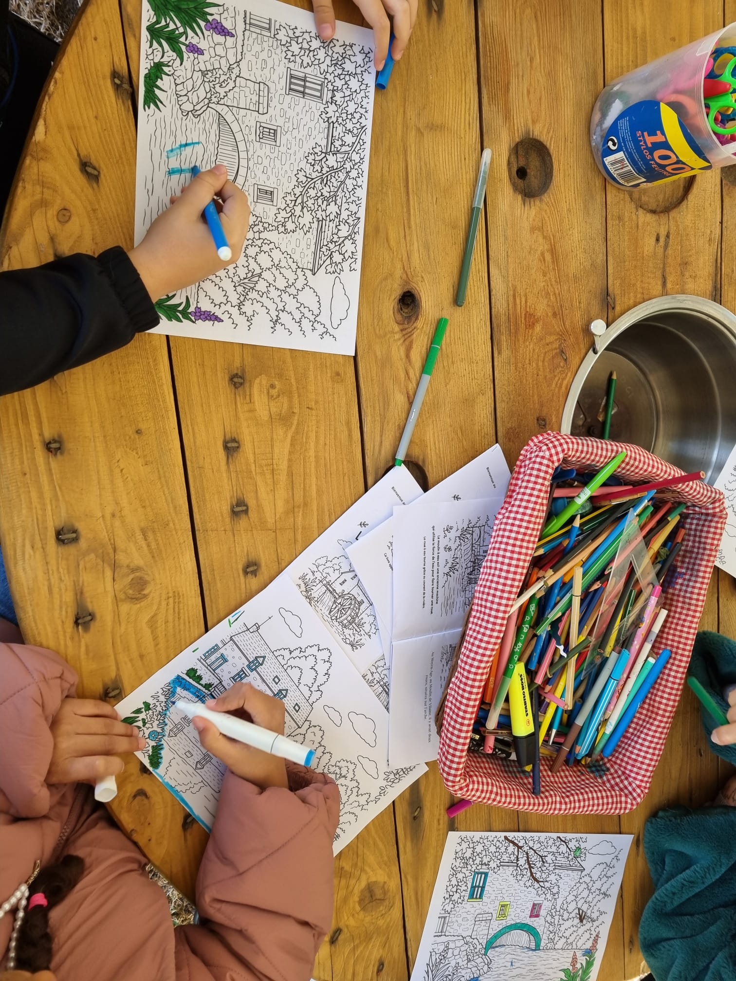coloriage de l'arche du Moulin de Vilaine